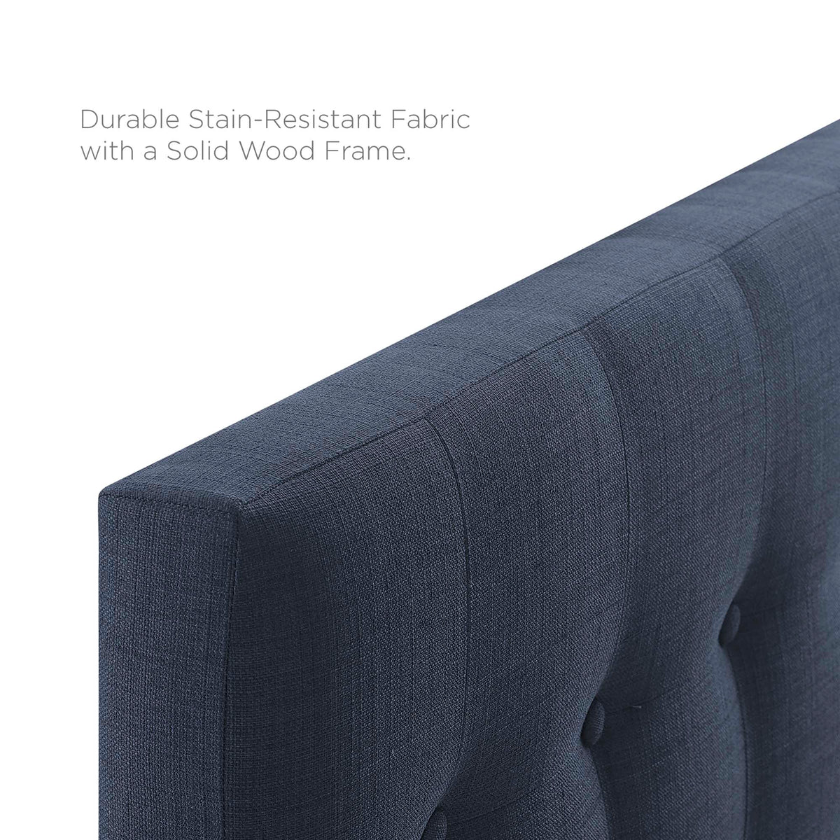 Emily Upholstered Fabric Twin Headboard by Modway, photo 3 of 28