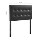 Emily Upholstered Vinyl Twin Headboard by Modway by HouseOfZazla