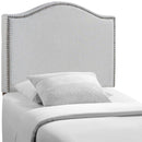 Curl Nailhead Upholstered Twin Headboard by Modway by HouseOfZazla
