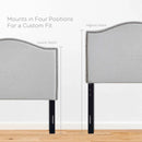 Curl Nailhead Upholstered Twin Headboard by Modway by HouseOfZazla