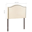 Curl Nailhead Upholstered Twin Headboard by Modway by HouseOfZazla