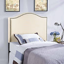 Curl Nailhead Upholstered Twin Headboard by Modway by HouseOfZazla