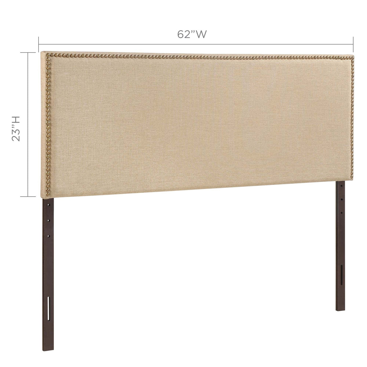 Region Nailhead Upholstered Queen Headboard by Modway, photo 24 of 28