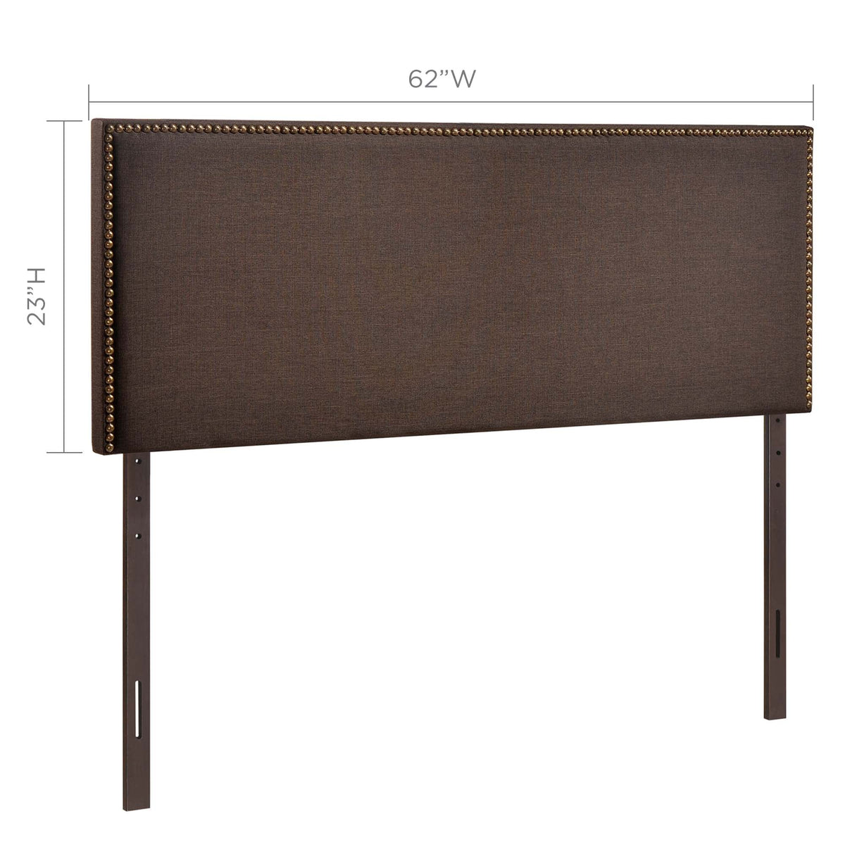Region Nailhead Upholstered Queen Headboard by Modway, photo 2 of 28
