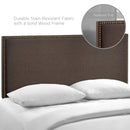 Region Nailhead Upholstered Queen Headboard by Modway by HouseOfZazla