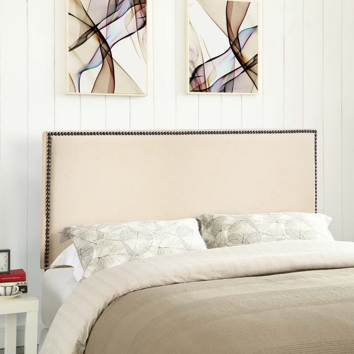 Region Nailhead Upholstered Queen Headboard by Modway, photo 8 of 28