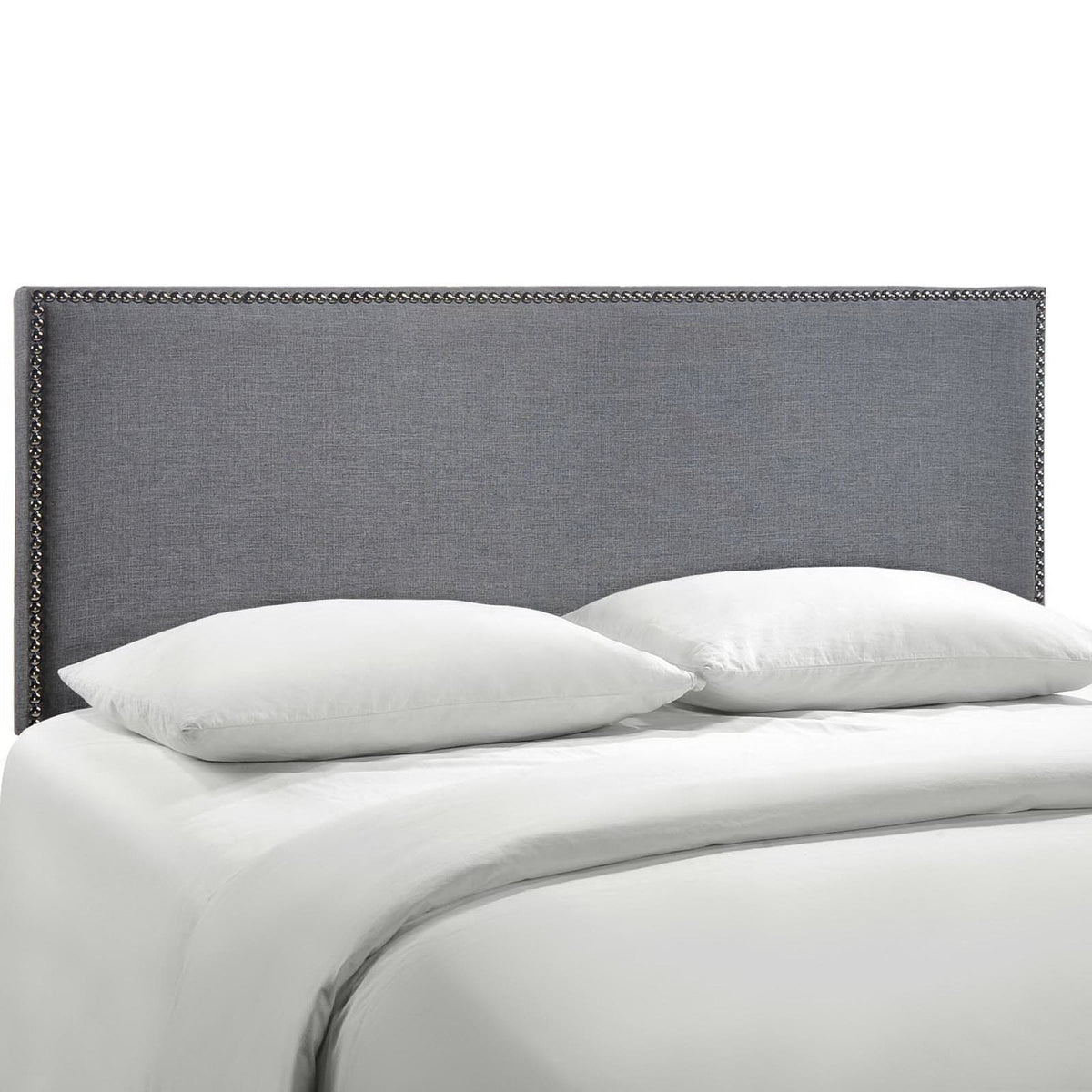 Region Nailhead Upholstered Queen Headboard by Modway, photo 16 of 28