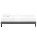 Sharon Fabric Twin Bed Frame with Squared Tapered Legs by Modway by HouseOfZazla