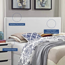 Phoebe Upholstered Vinyl Full Headboard by Modway by HouseOfZazla