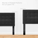 Paisley Tufted Upholstered Faux Leather Full/Queen Headboard by Modway by HouseOfZazla