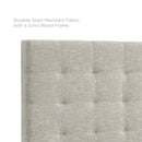 Paisley Tufted Upholstered Linen King and California King Headboard by HouseOfZazla
