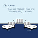 Paisley Tufted Upholstered Faux Leather King and California King Headboard by HouseOfZazla