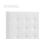 Paisley Tufted Upholstered Faux Leather King and California King Headboard by HouseOfZazla