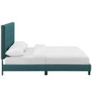 Melanie Tufted Button Upholstered Fabric Queen Platform Bed by Modway by HouseOfZazla