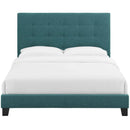 Melanie Tufted Button Upholstered Fabric Queen Platform Bed by Modway by HouseOfZazla