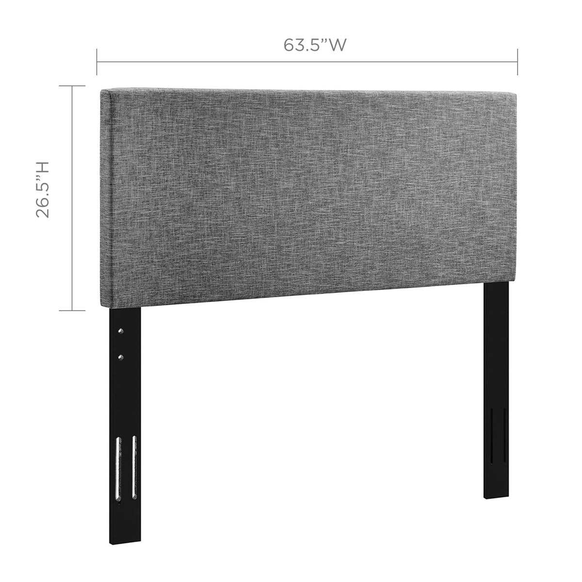 Taylor Upholstered Linen Fabric Full / Queen Headboard by Modway, photo 3 of 21