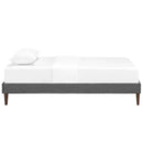 Tessie Fabric Twin Bed Frame with Squared Tapered Legs by Modway by HouseOfZazla