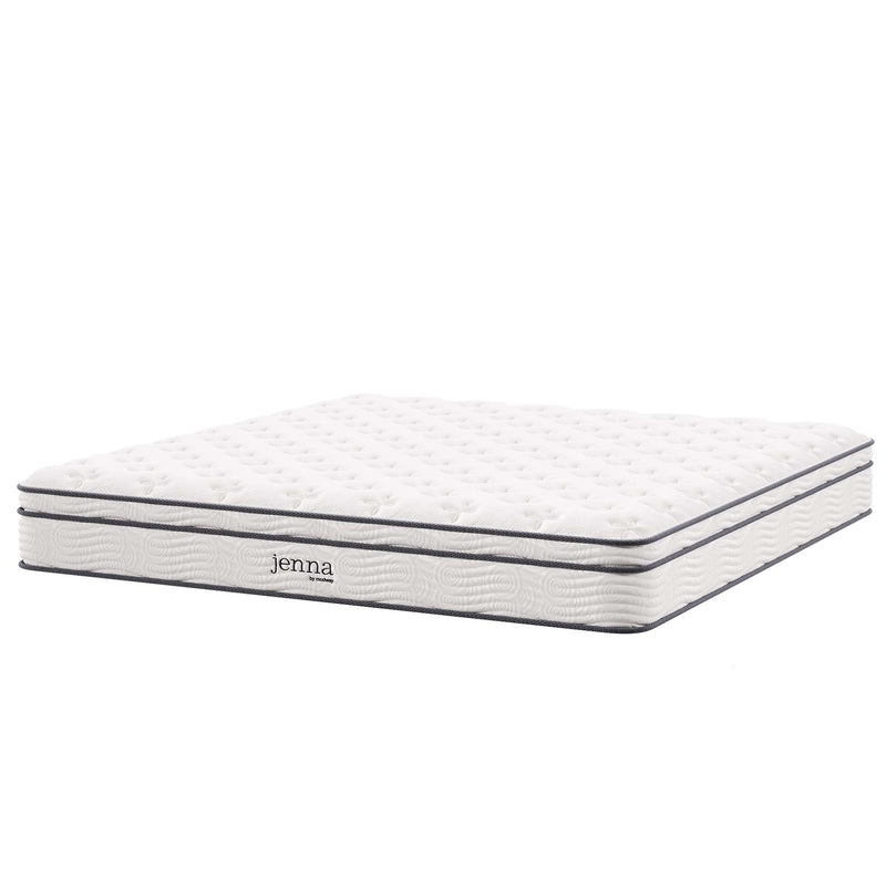 Jenna 10" Innerspring and Foam California King Mattress by Modway