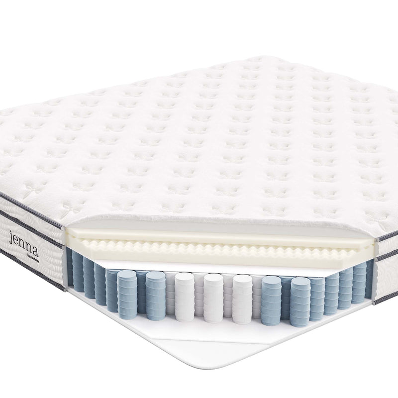 Jenna 10" Innerspring and Foam California King Mattress by Modway, photo 5 of 7