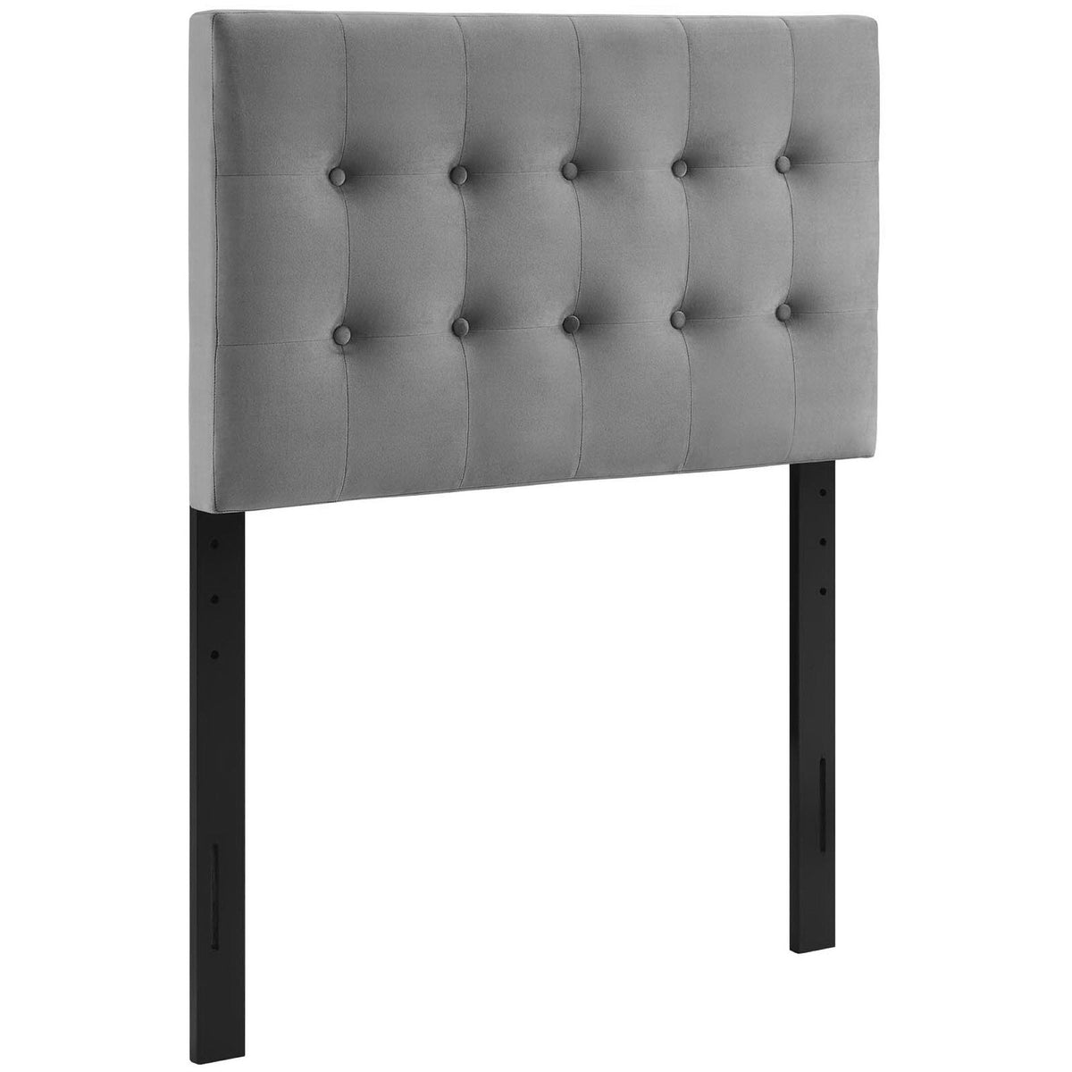 Emily Biscuit Tufted Performance Velvet Twin Headboard, photo 35 of 42