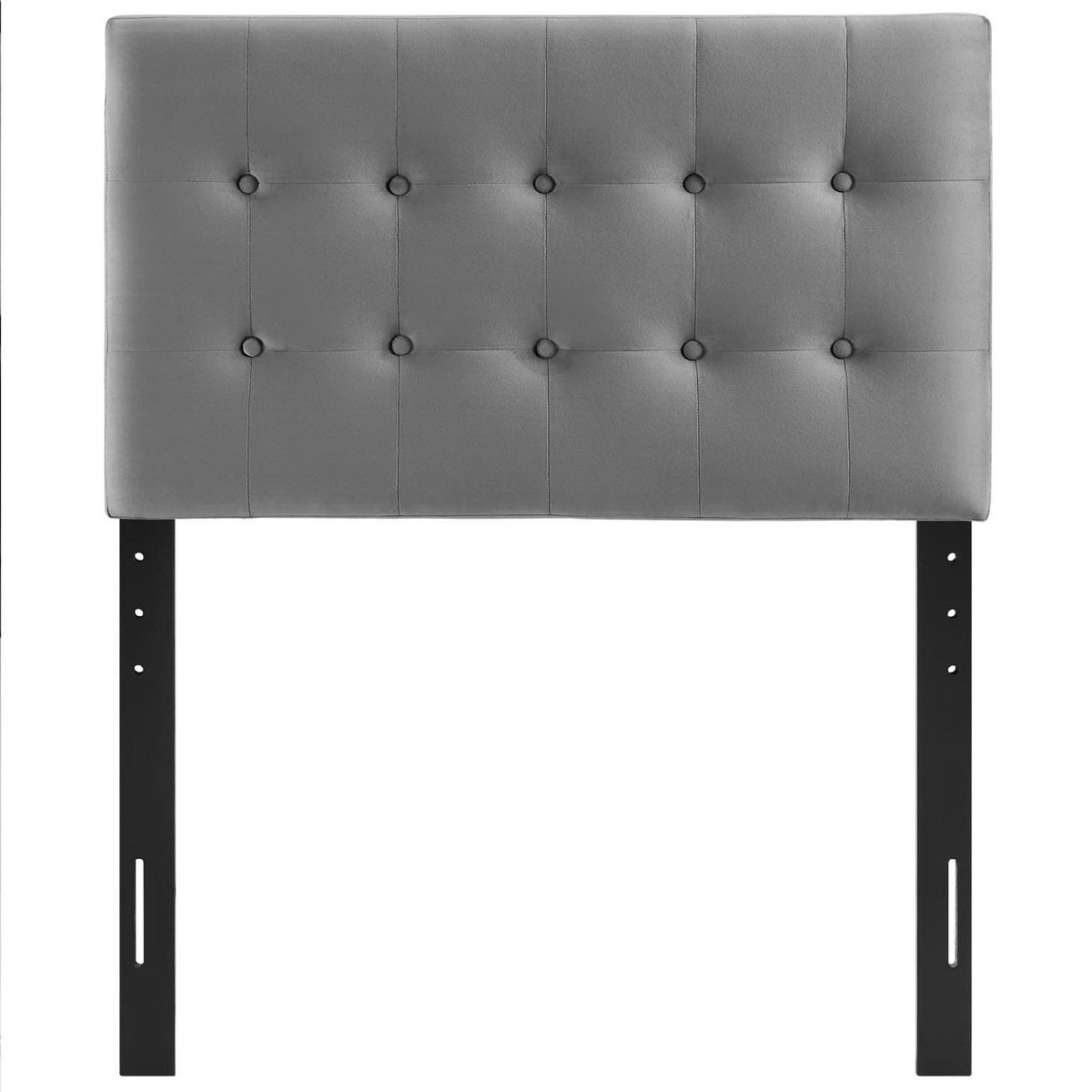 Emily Biscuit Tufted Performance Velvet Twin Headboard, photo 19 of 42