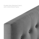 Emily Biscuit Tufted Performance Velvet Twin Headboard by HouseOfZazla