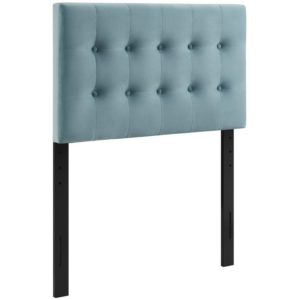 Emily Biscuit Tufted Performance Velvet Twin Headboard, photo 34 of 42