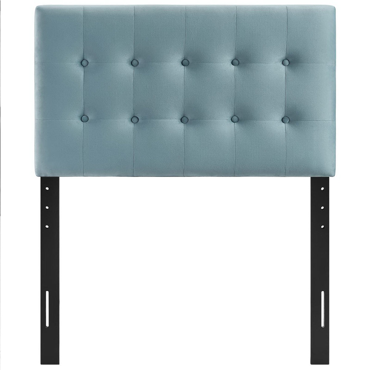 Emily Biscuit Tufted Performance Velvet Twin Headboard, photo 18 of 42