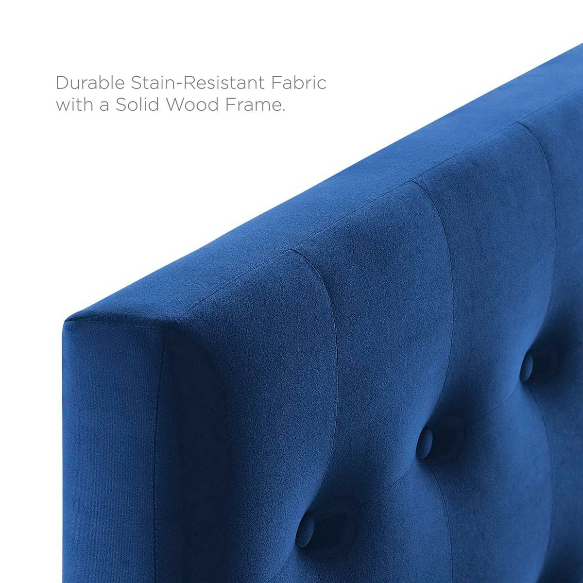 Emily Biscuit Tufted Performance Velvet Twin Headboard, photo 29 of 42