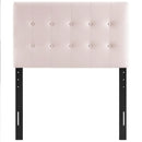 Emily Biscuit Tufted Performance Velvet Twin Headboard by HouseOfZazla