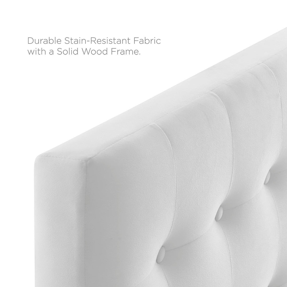 Emily Biscuit Tufted Performance Velvet Twin Headboard, photo 2 of 42