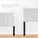Emily Biscuit Tufted Performance Velvet Twin Headboard by HouseOfZazla