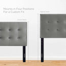 Emily Biscuit Tufted Performance Velvet Full Headboard by Modway by HouseOfZazla