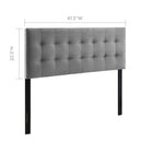 Lily Biscuit Tufted Performance Velvet Queen Headboard by Modway by HouseOfZazla