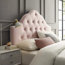 Sovereign Diamond Tufted Performance Velvet Queen Headboard by HouseOfZazla