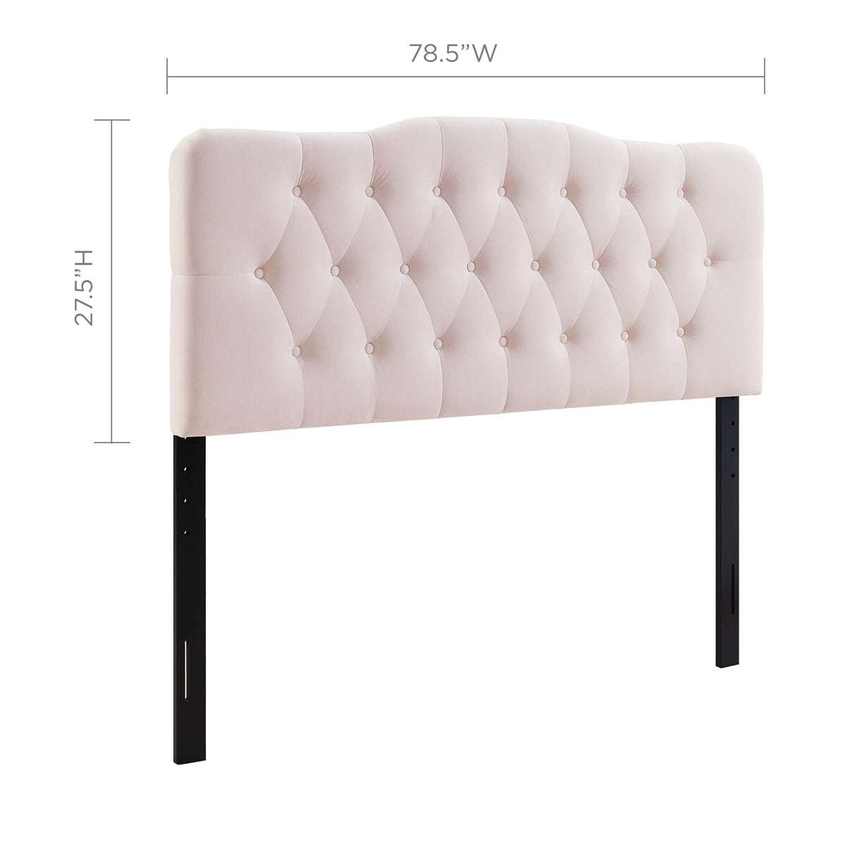 Annabel Diamond Tufted Performance Velvet King Headboard by Modway, photo 23 of 28