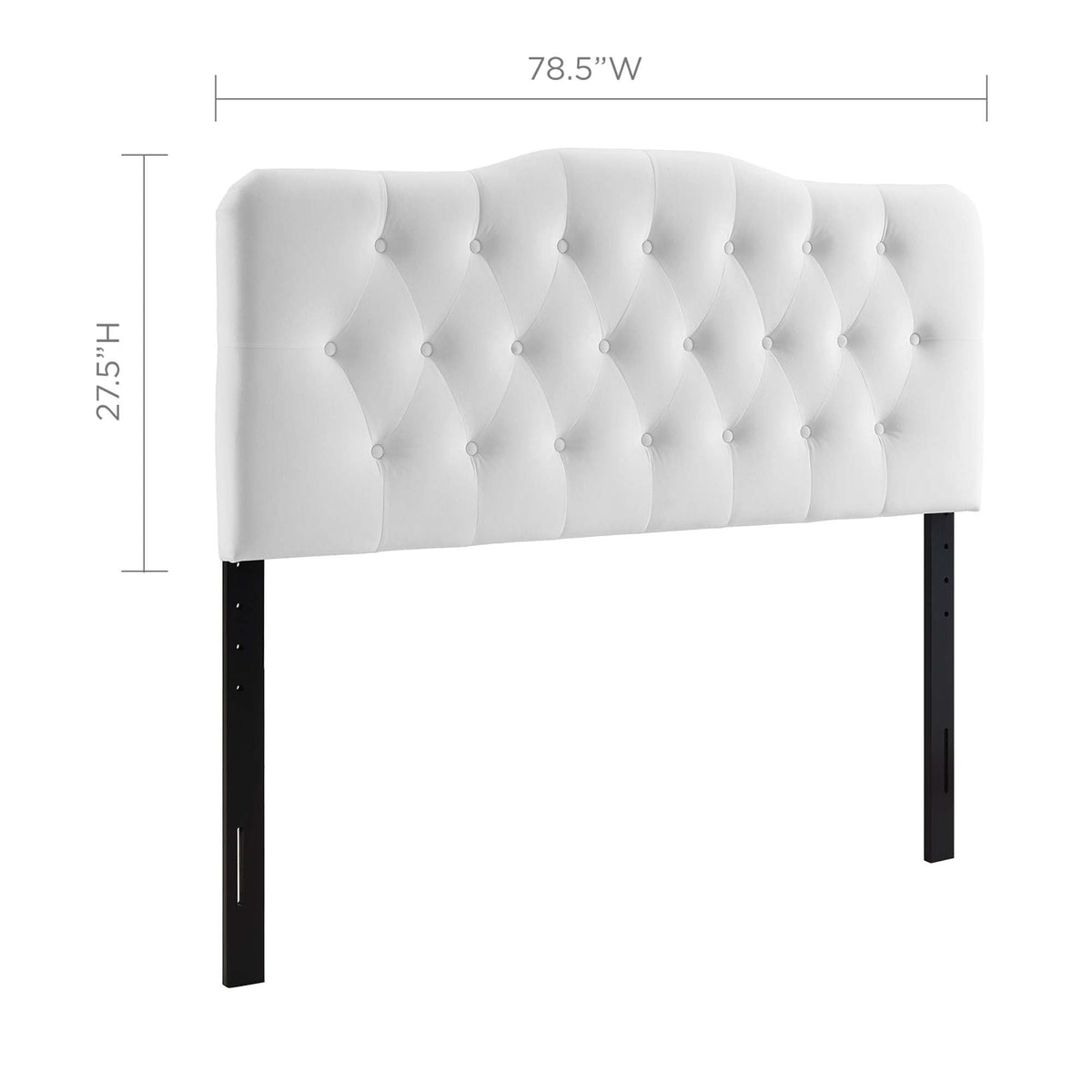 Annabel Diamond Tufted Performance Velvet King Headboard by Modway, photo 2 of 28