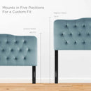 Annabel Diamond Tufted Performance Velvet Queen Headboard by HouseOfZazla