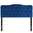 Annabel Diamond Tufted Performance Velvet Queen Headboard by HouseOfZazla