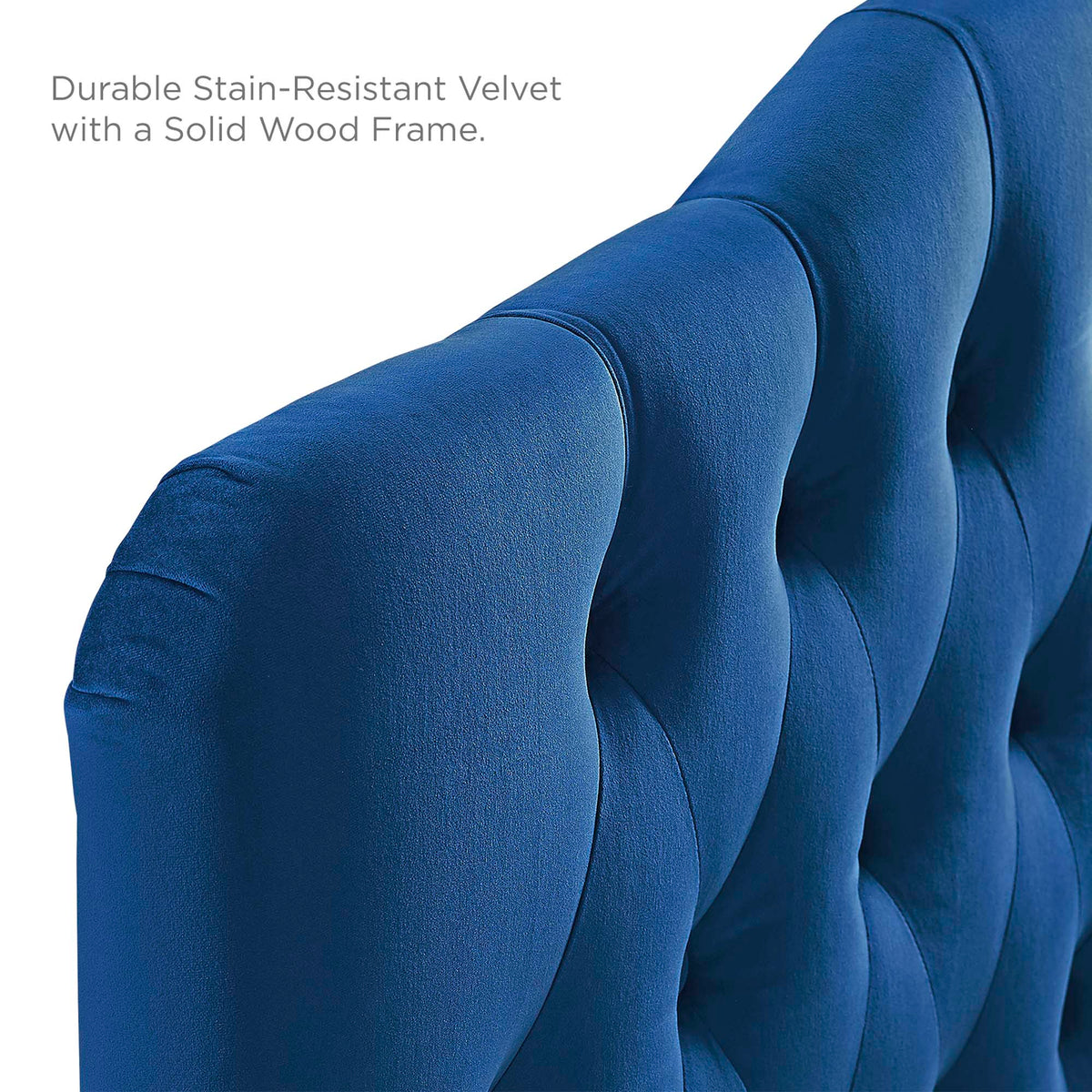Annabel Diamond Tufted Performance Velvet Queen Headboard, photo 21 of 35