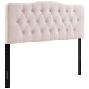 Annabel Diamond Tufted Performance Velvet Queen Headboard by HouseOfZazla