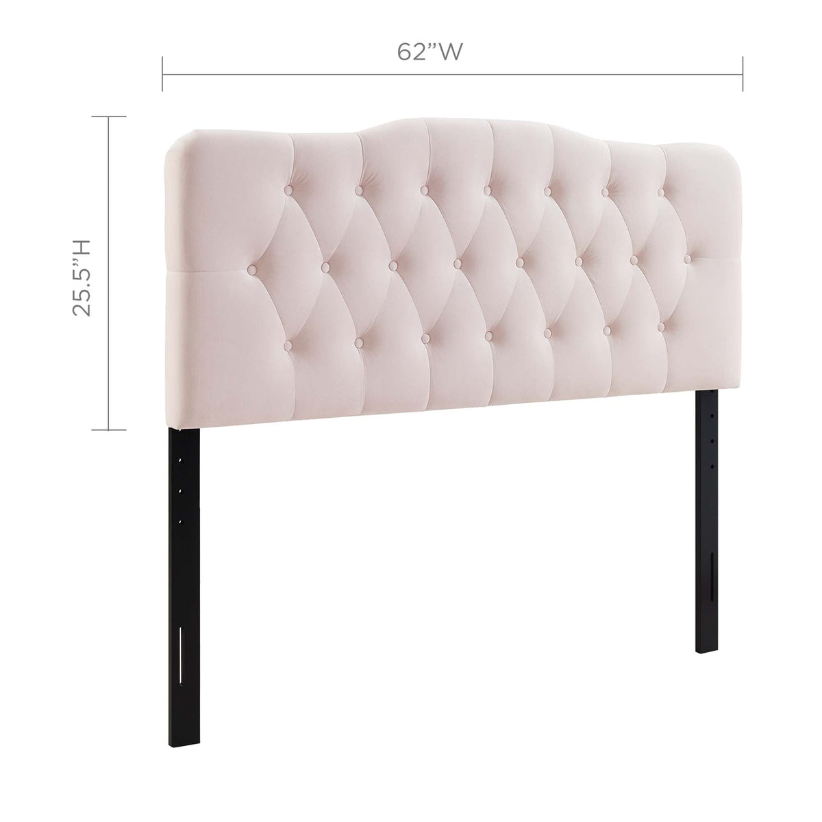 Annabel Diamond Tufted Performance Velvet Queen Headboard, photo 28 of 35