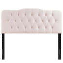 Annabel Diamond Tufted Performance Velvet Queen Headboard by HouseOfZazla