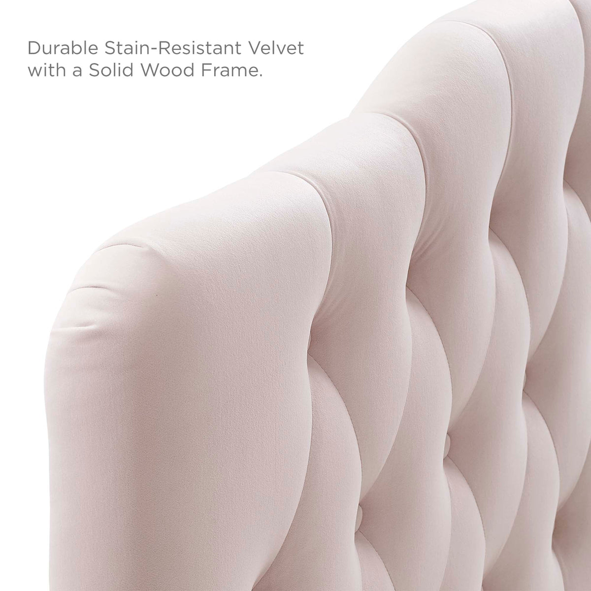 Annabel Diamond Tufted Performance Velvet Queen Headboard, photo 20 of 35