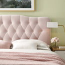 Annabel Diamond Tufted Performance Velvet Queen Headboard by HouseOfZazla