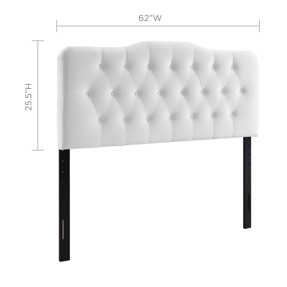 Annabel Diamond Tufted Performance Velvet Queen Headboard, photo 2 of 35