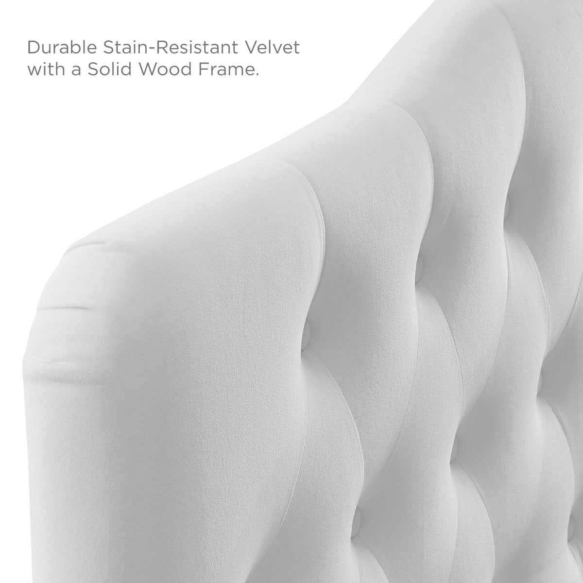 Annabel Diamond Tufted Performance Velvet Queen Headboard, photo 4 of 35