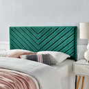 Alyson Angular Channel Tufted Performance Velvet Twin Headboard by Modway by HouseOfZazla