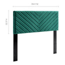 Alyson Angular Channel Tufted Performance Velvet Twin Headboard by Modway by HouseOfZazla