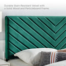 Alyson Angular Channel Tufted Performance Velvet Twin Headboard by Modway by HouseOfZazla